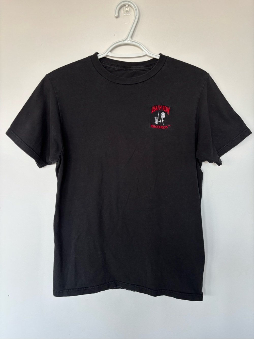 Death Row Records Black Graphic Crewneck Tee